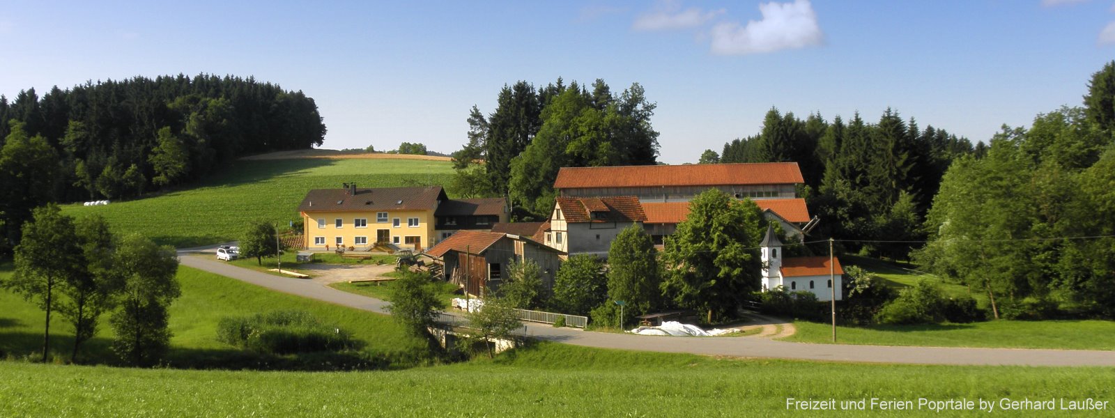 Bayersicher Wald Bauernhofurlaub in Bayern Bauernhof Ansicht
